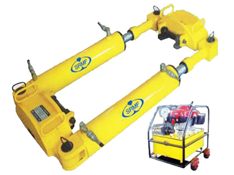 YLS-1000液壓鋼軌拉(la)伸機